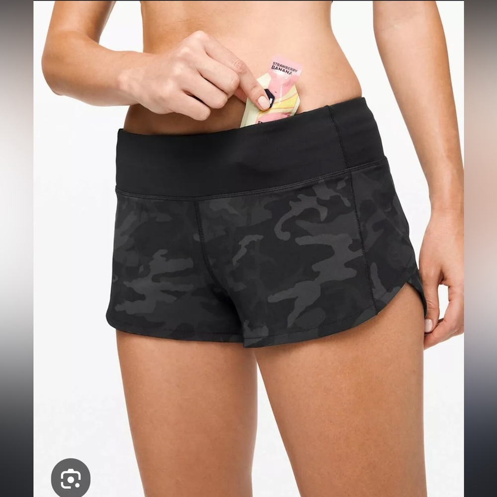 Lululemon speed shorts Size 8, 2.5 length